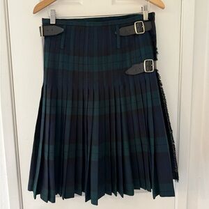 Hector Russell traditional Scottish kilt in classic Black Watch tartan Size 30